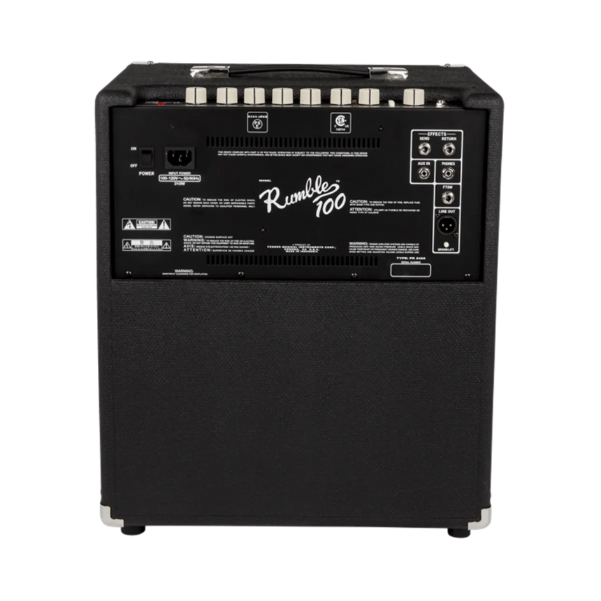 Amplificador Fender Rumble 100 Para Bajo