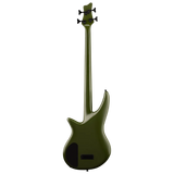 Bajo Eléctrico 4 cuerdas Jackson X Series Spectra Bass SBX IV Matte Army Drab