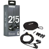Auriculares Profesionales In ear Shure con tecnología Sound Isolating Negro