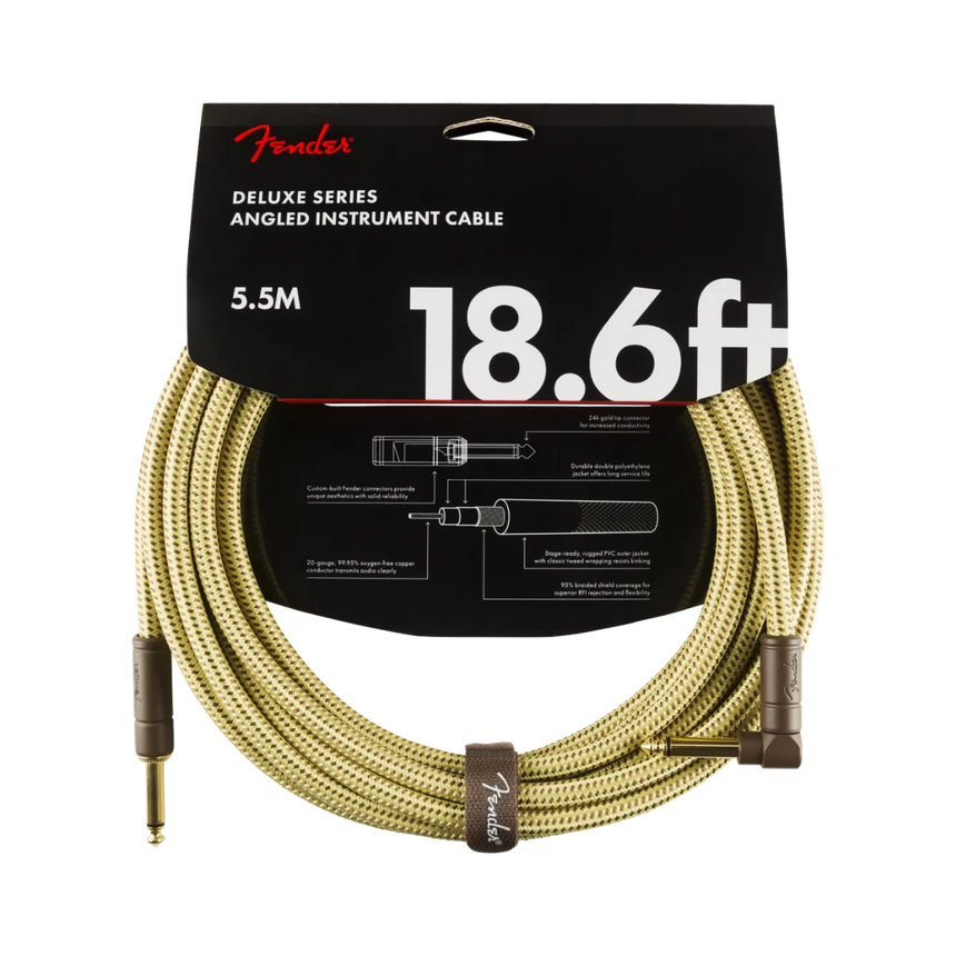 Cable Fender de instrumento  5.5 m Deluxe Series Tweed