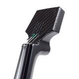 Violín Eléctrico 4/4 Aureal Fibra De Carbono Con Accesorios Negro