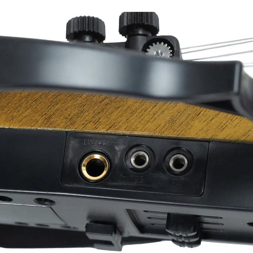 Violín Eléctrico Aureal 4/4 Znds-2307 Fibra De Carbono Abs