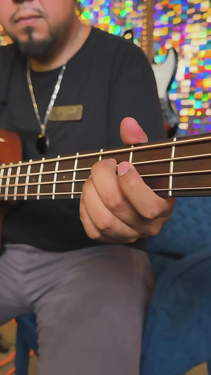 Bajo Electroacústico 4 Cuerdas Fender CB-60SCE Natural