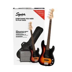 Paquete Bajo Eléctrico Affinity Series Precision Bass 4 Cuerdas Sunburst