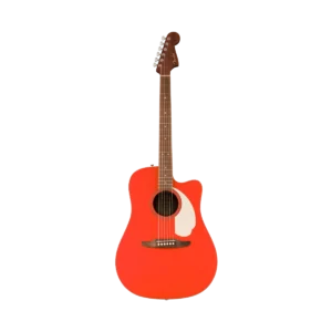 Guitarra Electroacústica Fender Redondo Standard CE Fiesta Red