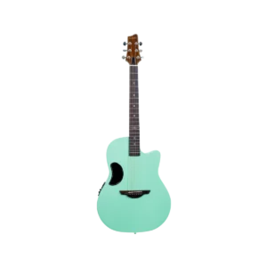 Guitarra Electroacústica Fibra de Carbono Aureal AL-Z1 GN Verde